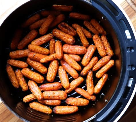 Roasted Air Fryer Baby Carrots