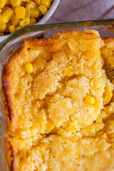 Jiffy Cornbread Casserole - The Food Charlatan