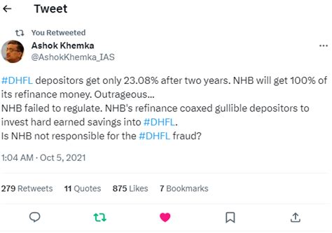 Tweets on DHFL Scam: Invisibly Visible?! – Once in a Blue Moon Academia