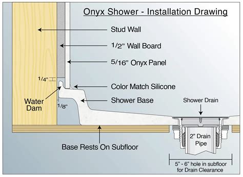 Onyx Shower Pan Installation at Hudson Becher blog