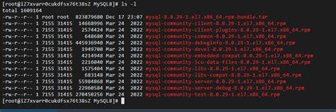 Linux MySQL 的图像结果