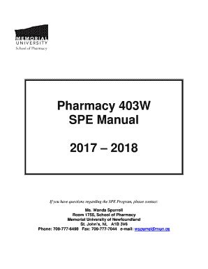 Fillable Online Preceptor Criteria School of Pharmacy Memorial ...