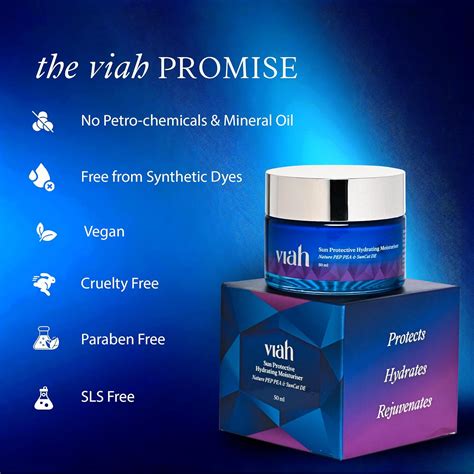 Buy Viah Sun Protective Hydrating Face Sunscreen Moisturiser SPF 30 ...