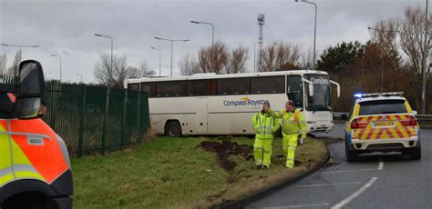 Bus crash at slip road A19 Northbound to the A66 - Teesside Live