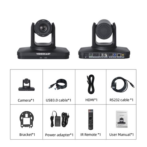 Videocast 4K Uhd Ai Auto Tracking 20X Vc 200 Ptz Video Camera | Imaginext