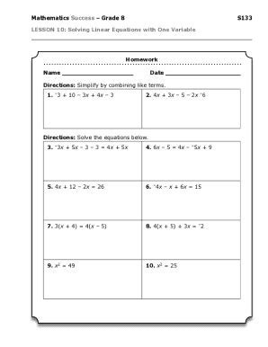 Solving Linear Equations Grade 8 Math 的图像结果