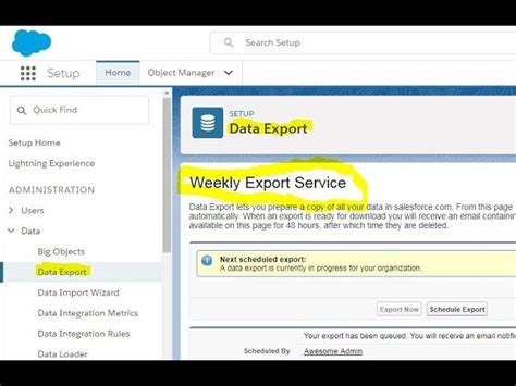 Image result for How Does Data Export Work in Salesforce