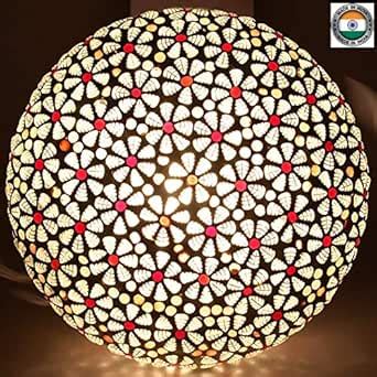 Buy Earthenmetal Glass Mosaic Ceiling Lamp - Rooftop Living & Home ...