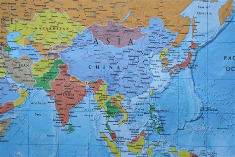 Asia Cities Map - Guide of the World