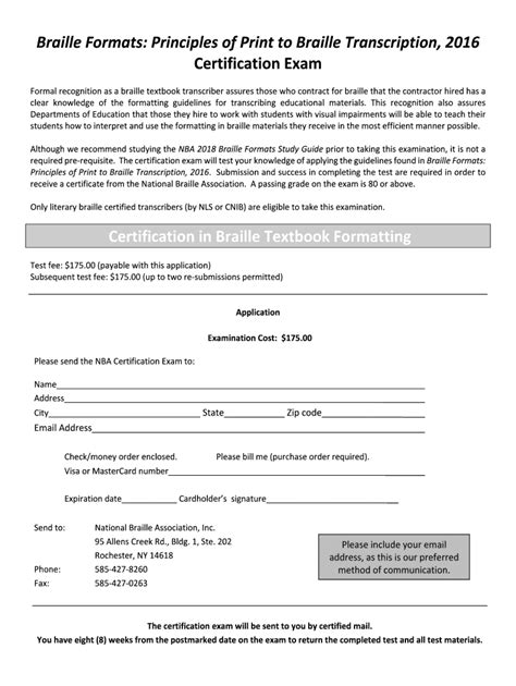Fillable Online Braille Formats: Principles of Print to Braille ...