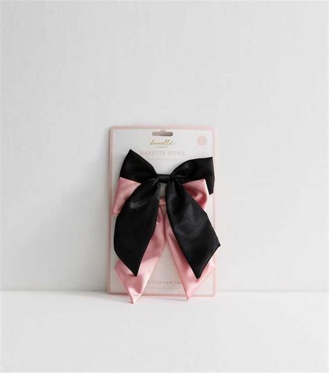 Danielle Creations Multicolour Pack Of 2 Large Bow Barrette Hair Clips ...