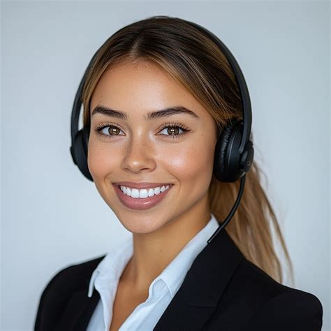 Create high quality image of customer service staff wearing suit and ...