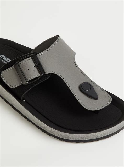 Buy Men Colourblock T-strap Sandals Online at just Rs. 599.0 ...