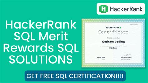 Image result for Merit Rewards in SQL HackerRank