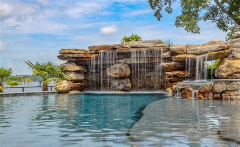 Luxury Pools With Waterfalls | Lucas Lagoons