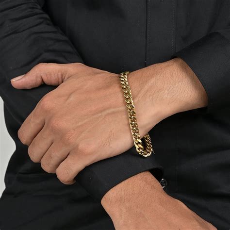 Buy Chain Men's Bracelet- 18k Gold Plated – PALMONAS