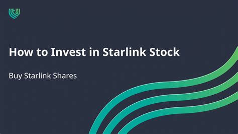 Can you invest in Starlink Stock? Alternatives to Starlink
