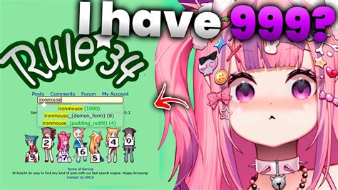 Ironmouse Searches 𝙝𝙚𝙧𝙨𝙚𝙡𝙛 On 𝙧𝙪𝙡𝙚 𝟯𝟰 and Reacts To "Zen Searches ...