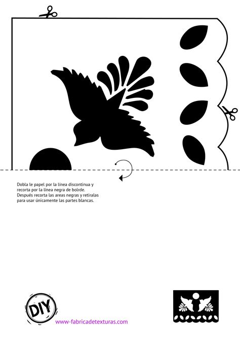 Plantilla Papel Picado - Fabrica de Texturas