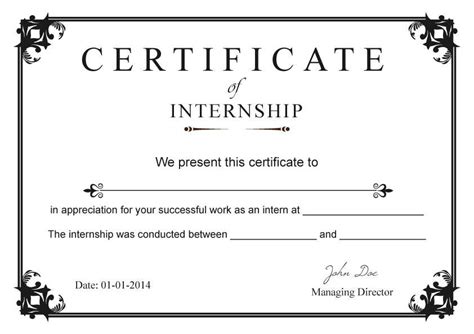 Design internship certificate | Freelancer