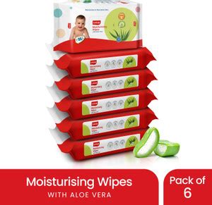 LuvLap Paraben Free wipes for baby with Aloe Vera, Fragrance Free, 72 ...