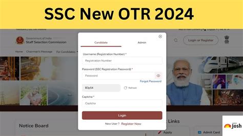 SSC One Time Registration (OTR) 2024: Registration on New Website ...