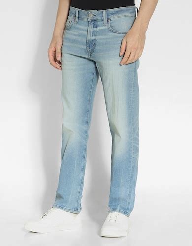 Buy American Eagle Men Blue AirFlex+ Original Bootcut Jean Online