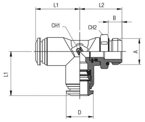 RS PRO | RS PRO Push-in Fitting, Push In 12 mm to Push In 12 mm ...