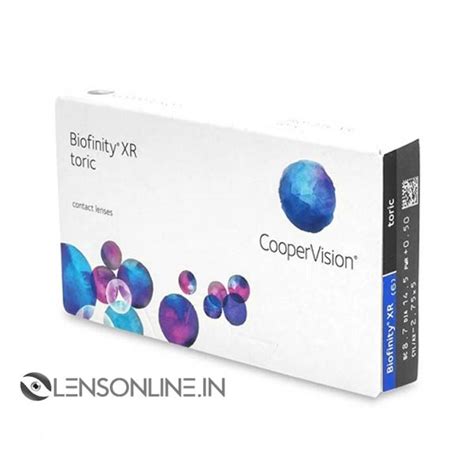 CooperVision Biofinity XR Toric (3 lens/box) @ RS. 3389/ - Lensonline.in®