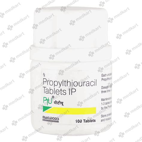 PTU 50MG TABLET 100'S, Price, Composition & Generic Alternatives - Medkart