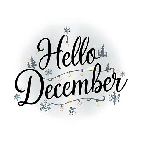 See related image detail. Cozy December Background with Hello December Winter Vibes | Premium AI ...