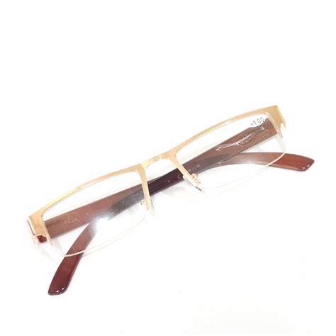 Gold Metal Supra Reading Glasses – Glasses India Online