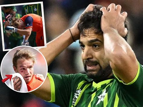 Haris Rauf fight with Paul van Meekeren In PAK vs NED Cricket World Cup ...