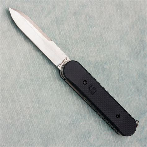 Chuck Gedraitis Switch Army Switch Blade Black Aluminum Scales w ...