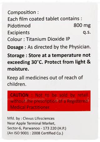 Imudot 800 Mg Tablet 10 - Uses, Side Effects, Dosage, Price | Truemeds