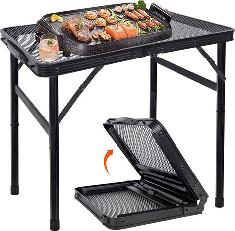 Amazon.com: WildFinder 3x2 FT Folding Grill Table, Portable Camping ...