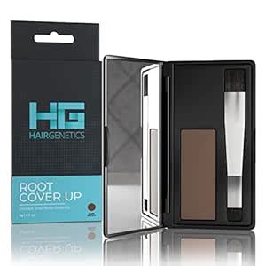 Dark brown : Hair Genetics® Root Cover Up Hide Your Grey Hairs Roots ...