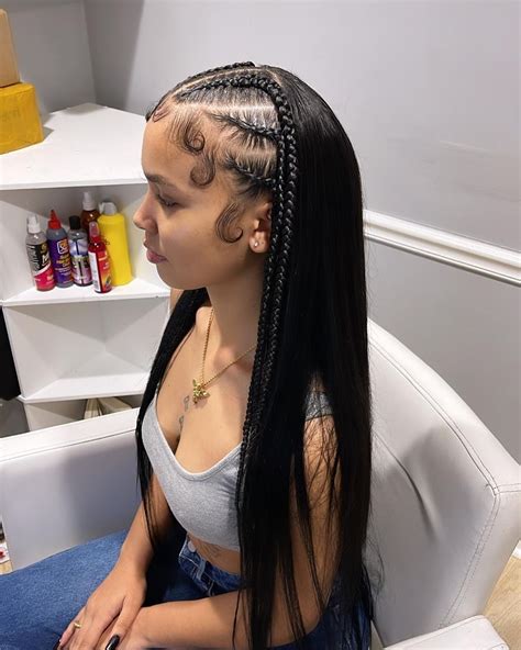 Half Box Braids Half Weave at Milla Stelzer blog