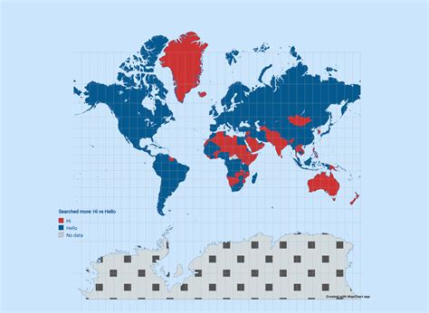 Hi vs. Hello map : r/JackSucksAtGeography