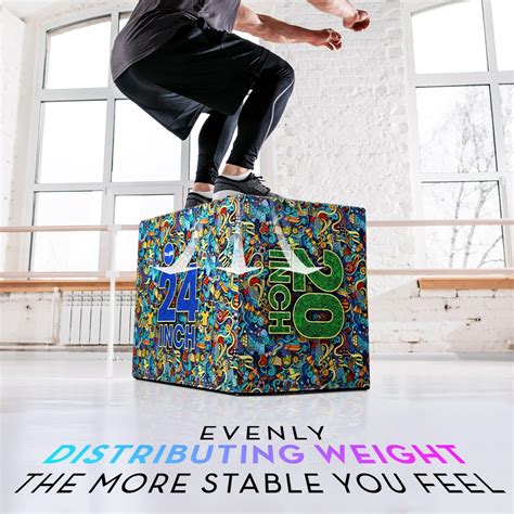 Buy Yes4All 3 in 1 Foam Plyo Box, Plyometric Box Platform for Crossfit ...