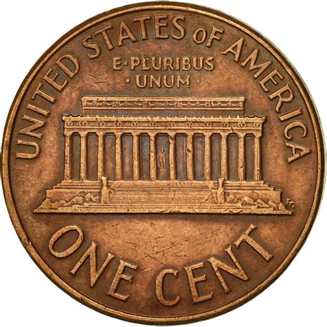 One Cent 1962 Lincoln Memorial, Coin from United States - Online Coin Club