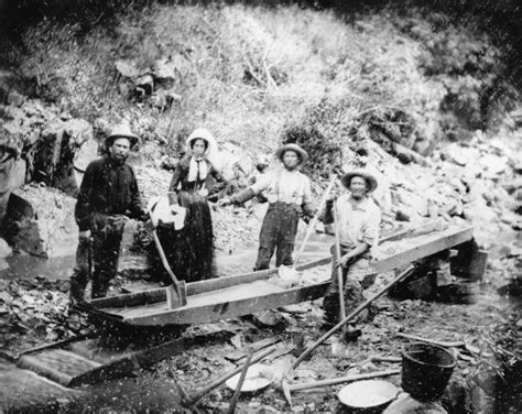 Gold Rush, 1852. /Nprospectors At Auburn Ravine In California ...