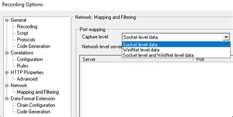Image result for Load Runner Recording Options