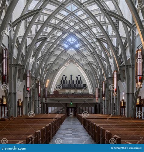 Ave Maria Catholic Church editorial stock photo. Image of interior ...