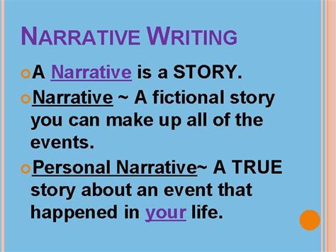 Image result for Narrative Format Example