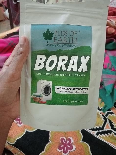 Bliss of Earth American Borax Detergent Booster Powder, Slime Activator ...