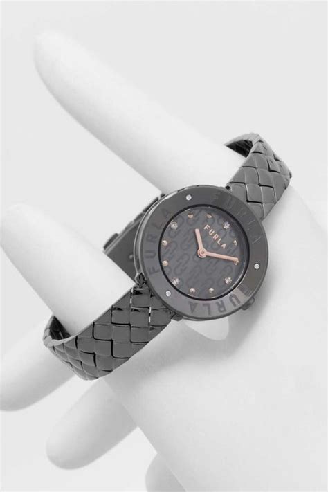 Furla zegarek damski kolor szary | Answear.com