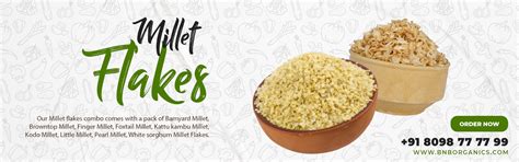 Buy Millet Flakes Combos From B&B Organic at Great Price – B&B Organics