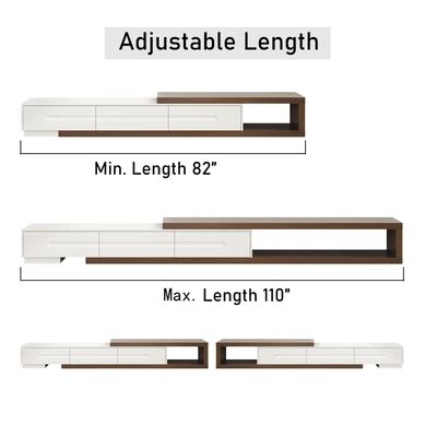 Blotout Extendable TV Stand for TVs up to 120, Wood India | Ubuy