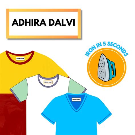 Custom Iron Labels for Clothes – JrBillionaire